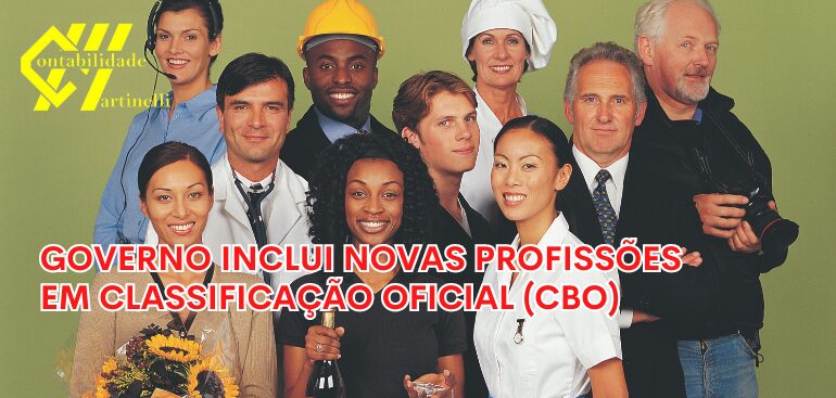 GOVERNO INCLUI NOVAS PROFISSÕES EM CLASSIFICAÇÃO OFICIAL (CBO)