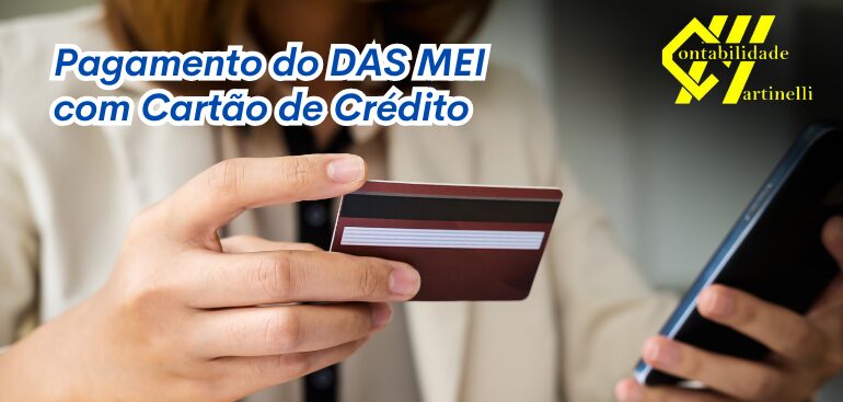 Pagamento do DAS MEI com Cartão de Crédito
