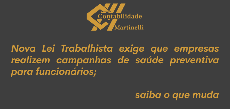 Nova Lei Trabalhista exige que empresas realizem campanhas de saúde preventiva para funcionários; saiba o que muda
